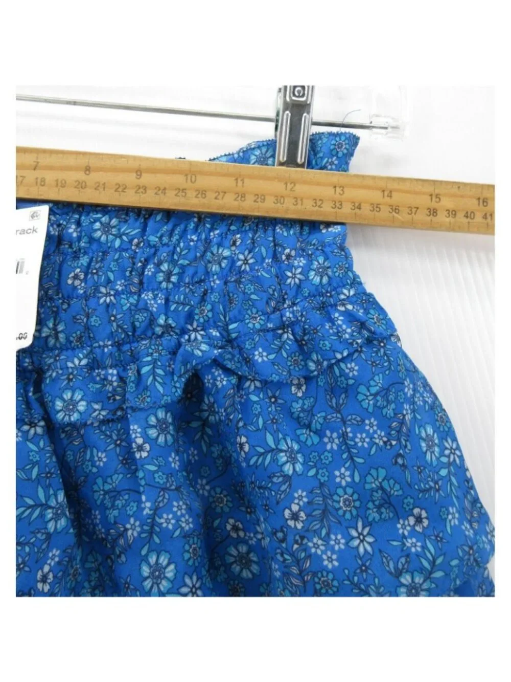 Hautie Hippie Skirt 8 Silk A-Line Ruffle Tiered Floral Boho NEW